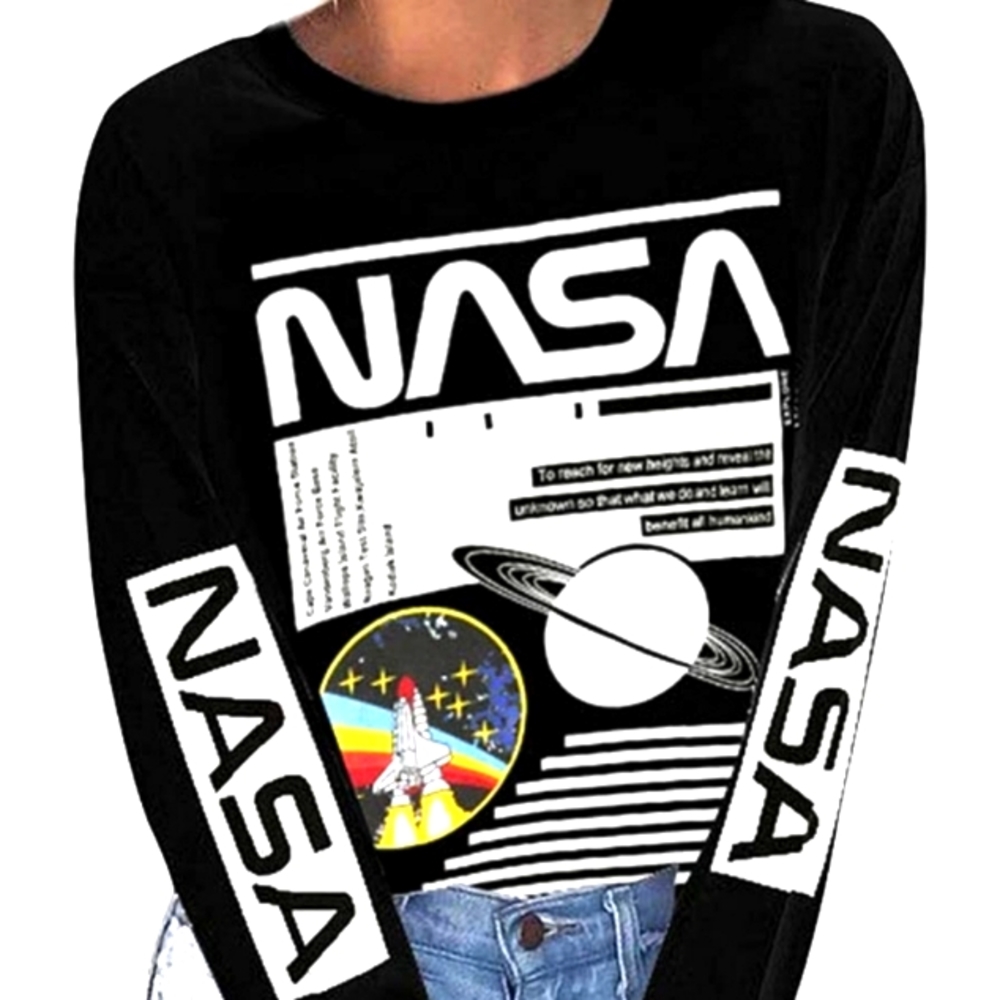Ezcosplay NASA Long sleeve t-shirt. Large
